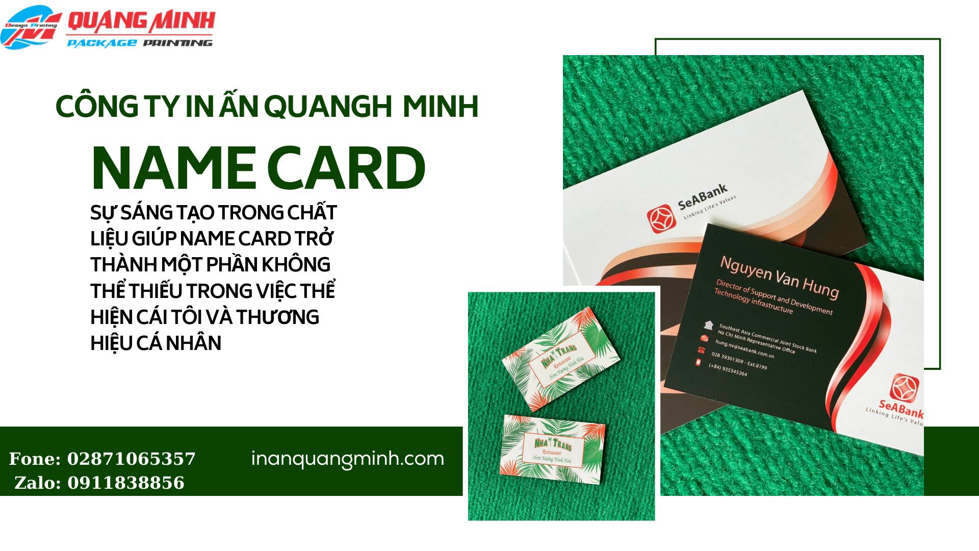 In Ấn name card Giá Tốt Quận Tân Phú TPHCM