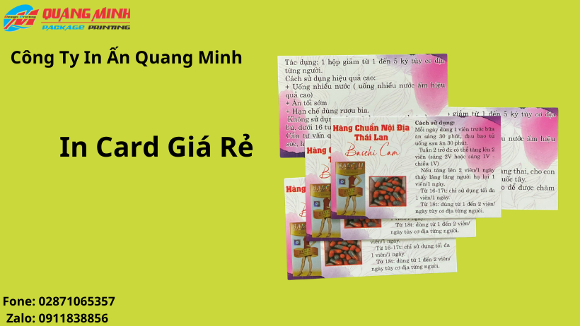In Card Giá Rẻ Tại Xưởng Quận Tân Phú 
