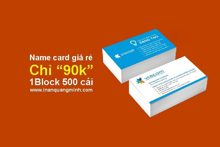 In name card / Danh Thiếp / Card visit ghép bài giá rẻ 50% giá thị trường