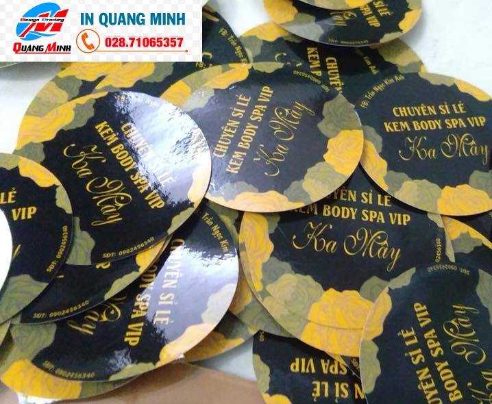 In Tem Quận 8: Nhãn, Decal, Vải, Giấy, Sản Phẩm và Các Dịch Vụ In Tem Khác tại Công Ty In Quang Minh